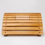 Ergonomic Wooden Footrest