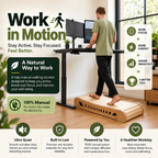 Orvian Premium Wooden Office Walker