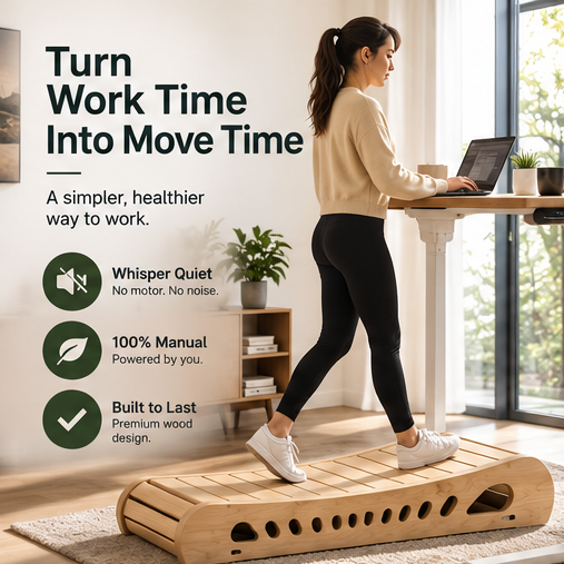 Orvian Premium Wooden Office Walker