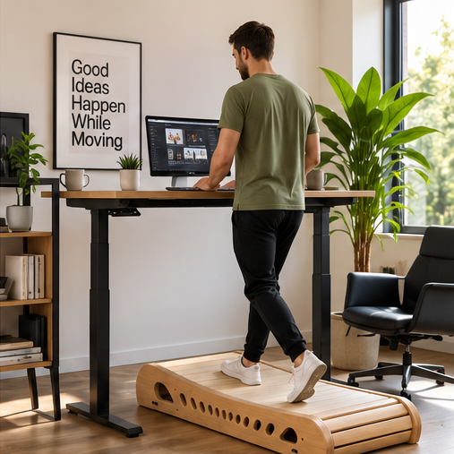 Orvian Premium Wooden Office Walker